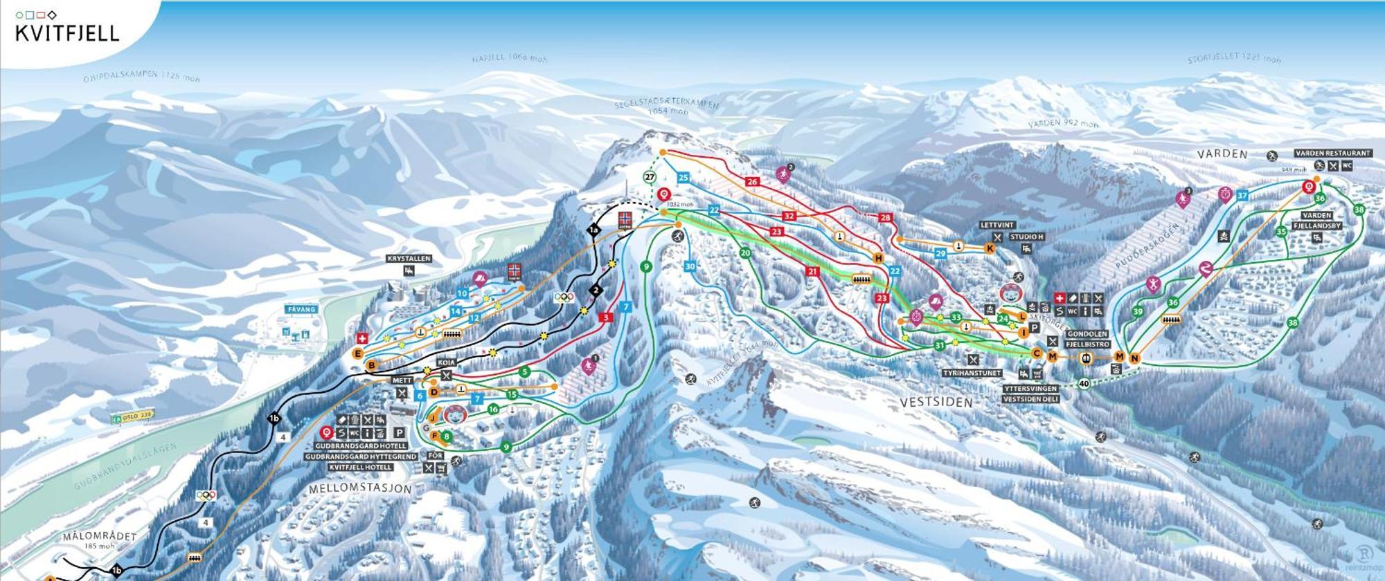 Ski-in-out Pa Kvitfjell